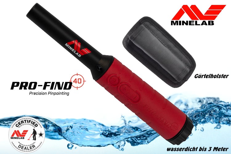 Metalldetektor Minelab Manticore mit Pinpointer Pro-Find 40