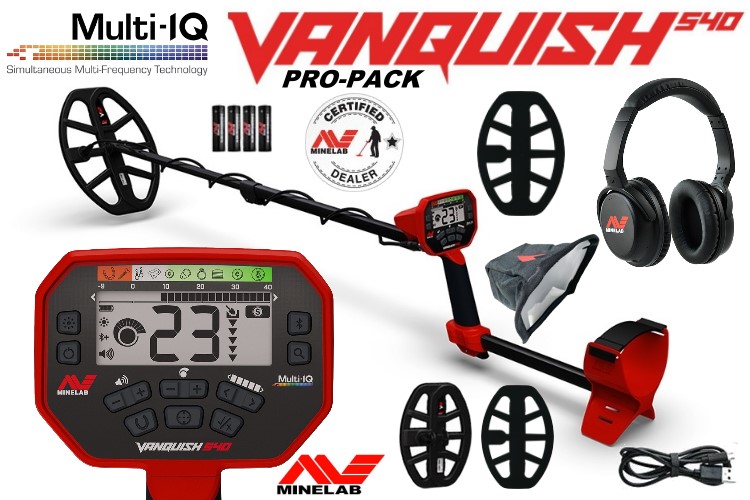 Metalldetektor Minelab Vanquish 540 PRO-PACK